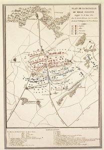 Mapa de la Batalla de Waterloo de Georg Braun and Hogenberg Franz