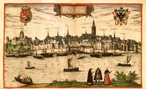 Nimega, Países Bajos de Georg and Hogenberg Franz (1535 90) Braun