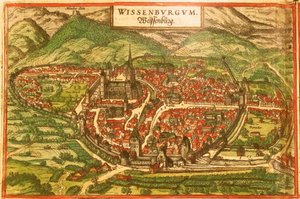 Wissembourg, Castillo Blanco, Alsacia
