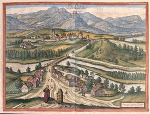 Dregelypalank, Hungría de Georg Braun and Hogenberg Franz