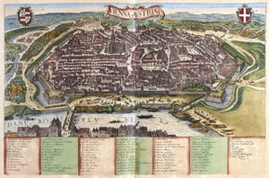 Viena, Austria de Georg Braun and Hogenberg Franz