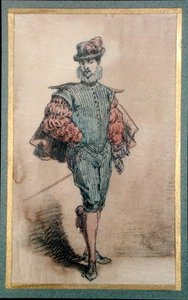 Personaje masculino en traje histórico de George Sand