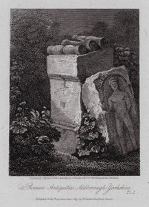 Antigüedades romanas, Aldborough, Yorkshire (grabado) de George (after) Arnald