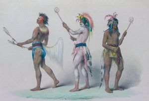 Cartera de indios norteamericanos de George Catlin de George (after) Catlin