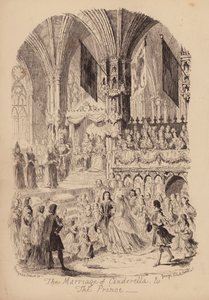 Cenicienta y el zapato de cristal (grabado) de George (after) Cruikshank