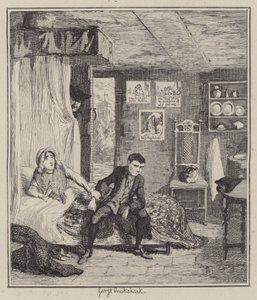 Ilustración para Jack Sheppard de George (after) Cruikshank
