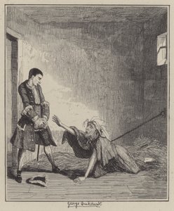 Ilustración para Jack Sheppard (grabado) de George (after) Cruikshank