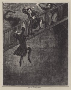Ilustración para Jack Sheppard (grabado) de George (after) Cruikshank