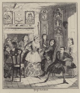 Ilustración para Jack Sheppard (grabado) de George (after) Cruikshank