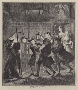 Ilustración para Jack Sheppard (grabado) de George (after) Cruikshank