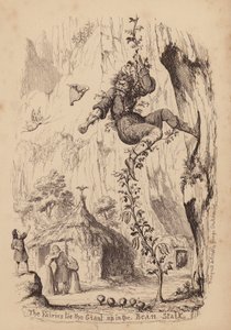 Jack y las habichuelas (grabado) de George (after) Cruikshank