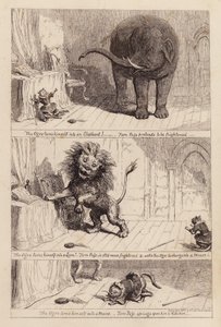 El Gato con Botas (grabado) de George (after) Cruikshank