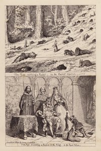 El Gato con Botas (grabado) de George (after) Cruikshank