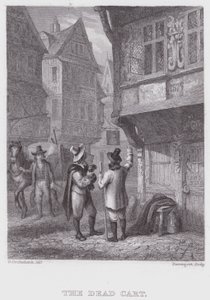 El carro de los muertos de George (after) Cruikshank