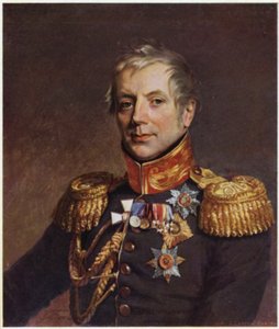 Retrato de Pyotr Konovnitsyn (litografía en color) de George (after) Dawe