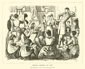 Escuela femenina de arte (grabado)