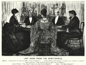 Caricatura de Punch: Últimas Noticias del Mundo de los Espíritus