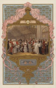 El bautizo del futuro Rey Eduardo VII de George (after) Hayter