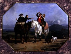 El Encuentro Feliz de George (after) Morland