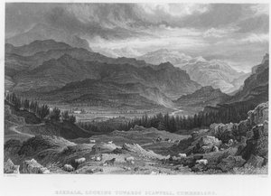 Eskdale, mirando hacia Scawfell, Cumberland de George (after) Pickering