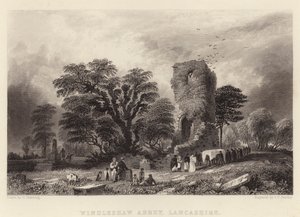 Abadía de Windleshaw, Lancashire de George (after) Pickering