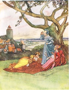 Las tres princesas, ilustración de 