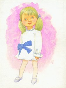 Niña con lazo, 1970s