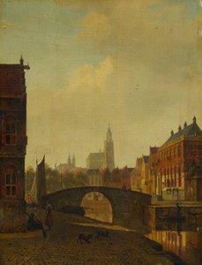 Vista imaginaria de Arnhem de George Andries Roth