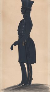 Coronel H.J. Daniell, de cuerpo entero a la izquierda, 1827-44 de George Angelo Crowhurst