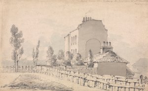 Lamb Farm, cerca de Hackney, residencia de Hick? Richmond Road de George Arnald