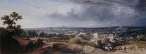 París, visto desde las alturas de Montmartre, 1822 de George Arnald