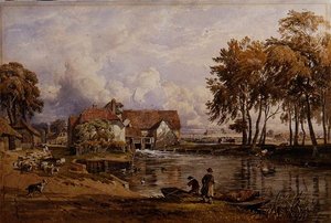 Molino de Streatley: En el Támesis de George Arthur Fripp