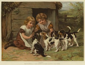 Cachorros de George Augustus Holmes