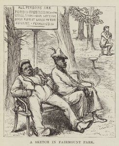Un boceto en Fairmount Park de George Augustus Sala