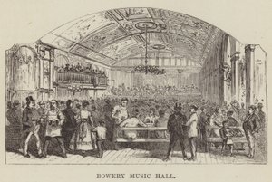 Sala de música Bowery de George Augustus Sala
