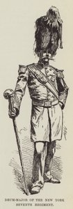 Tambor mayor del Séptimo Regimiento de Nueva York de George Augustus Sala