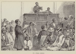 En una Iglesia Negra de George Augustus Sala