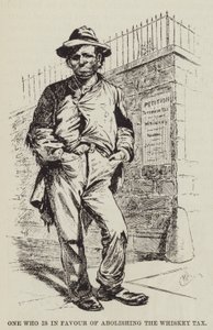 Uno que está a favor de abolir el impuesto al whisky de George Augustus Sala