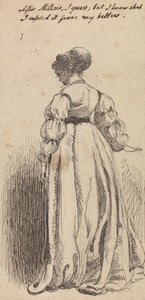 Dama de pie de George Augustus Sala