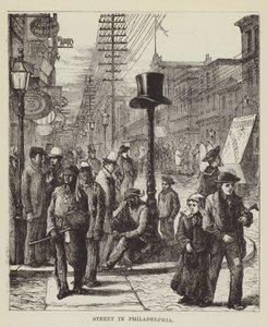 Calle en Filadelfia de George Augustus Sala