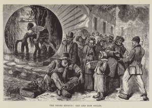 El éxodo negro, estilos antiguo y nuevo