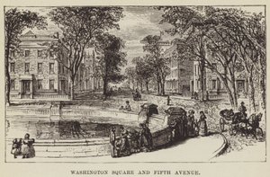 Washington Square y Quinta Avenida de George Augustus Sala