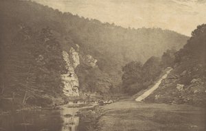 En Dove Dale, 1880s, impreso en 1888 de George Bankart