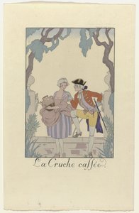 Falbalas y Fanfreluches para 1925: La jarra de café de George Barbier