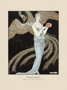 Vestido de noche «Sortilèges», De Beer (1922), de George Barbier