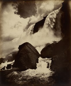 Cueva de los Vientos, Cataratas del Niágara, c.1890 de George Barker