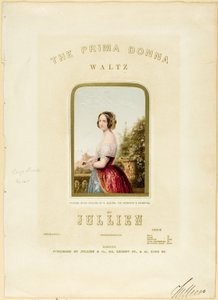 La novia, portada de la partitura del Vals de la Prima Donna