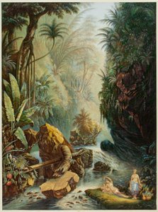 El arroyo de la montaña de George Baxter