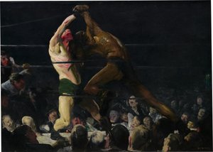 Ambos miembros de este club de George Bellows