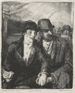 En el metro de George Bellows